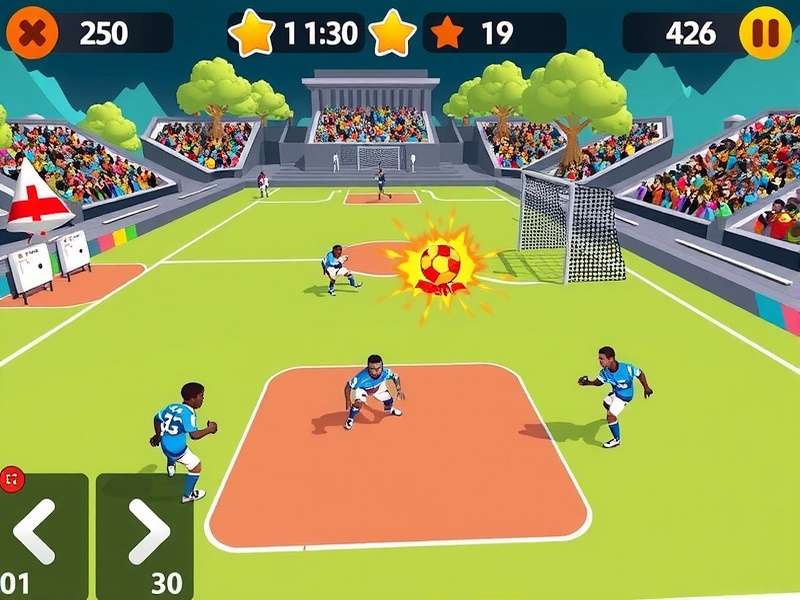 Comet Crash Handball strategy illustration